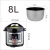 Import 2 layer electric pressure cooker circuit board IN 1 AIR FRYER 140cm x 80 cm multi. spit mandi from China