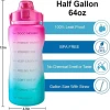 2000ml motivational water bottle 2L plastic sport water bottle custom water bottle 64oz