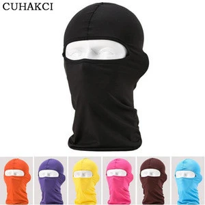 2017 New Cheep Balaclava Racing Mask Windproof Face Neck Guard Masks Ninja Headgear Unisex Winter Casual Hat Solid