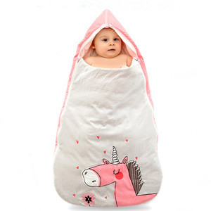 2018 China Factory Warm and Comfortable Organic Cotton Sleeping Bag Baby for Autumn Winter
