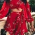 Import 2018 New Hot Summer 2 Two Piece Set Women Sexy Off Shoulder Ruffles Tops Skirts Set Floral Print Female Casual dress from China