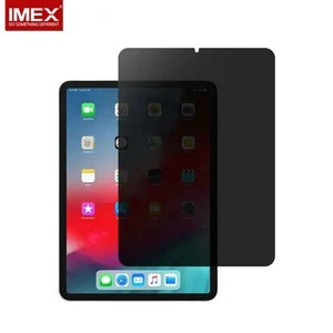 2018 NEW product 9H 2.5D  privacy filter  anti-spy   screen protector film wholesale for iPad pro  12..9 /10.5  Touch screen