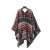 Import 2019 Latest  turkish tie dye shawls Fashion lady knitted winter ponchos and shawls from China
