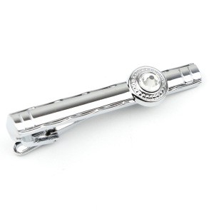 2020 Brand New Fashion Silver Tie Clip High Quality Jewelry Simple enamel Mens Business Luxury Design Bar Clasp Tie Pin Gifts