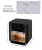 Import 2020  Deluxe electric air fryer Oven 12L multifunction LCD/LED  digital touch screen nonstick cooker oil free oilless from China