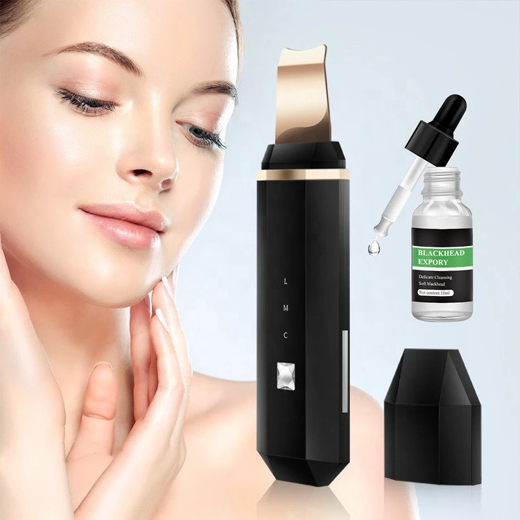 2020 Electric Beauty Instrument Scrubber Ultrasonic Facial Face Beauty Equipment Skin Scrubber