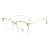 Import 2020 fashion latest blue filter metal frames cat eye eyewear glasses from China