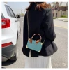 2020 fashion snakeskin scarf chain box bag lady sling messenger bags small square handbags for women