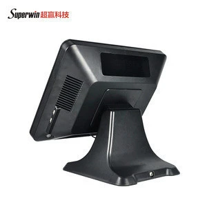 2020 new arrival 15 inch epos pos machine with LED8N customers cash billing system card reader optional for retial shop