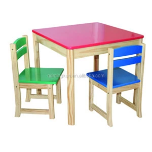 2020 new design children furniture kids bedroom sets assemble study children table and chair set