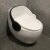 Import 2020 New style special Egg Shape Siphonic ceramic washdown One Piece WC Toilet from China