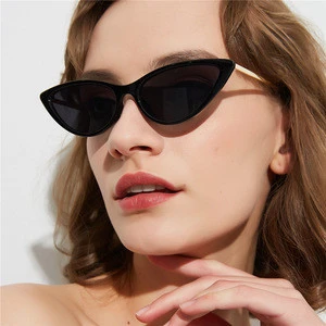 2020 Vintage New Style Cateye Sun Glasses Plastic Women Modern Cat Eye Sunglasses