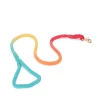 2021 Handmade Pet Dog Leash Gradient Color Hand-dyed Woven Cotton Rope Dog Leash