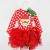 Import 2021 Layered Cake Long Sleeve Baby Frock Autumn Dress Christmas Children Clothing Santa Claus Dress from China