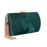 2021 Luxury Satin Women Clutch Handbags Chain Shoulder Crossbody Evening Bags Ladies Banquet Clutch Bag