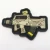 Import 2021 new design mini gun patch pvc patch rubber patch from China