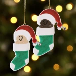 2021 Personalized Christmas Ornament PVC Snowman Christmas Tree Hanging Pendant Christmas Small Pendant Creative Family