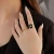 Import 2021 Trend Jewelry Women 925 Silver Gold Plated Zircon Starburst Signet Rings 18K from China