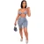 Import 2021 Womens Shorts 2 Piece Bra Shorts Suit and Bra Set Woman Summer Two Piece Set Jeans Shorts Set Women from China