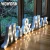 Import 2021 WOWORK fushun 3D LED RGB event stage celebration metal BABY light up neon marquee letters for wedding decor from China