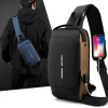 2022 new fashion waterproof chest bag USB men Crossbody Sling Bag Men Crossbody Bag For Men