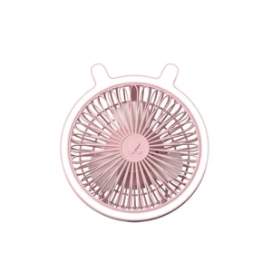 2024 Hot Sale USB Rechargeable Desktop Wall/Ceiling Fan Night Light Desk Lamp Small Cooling Hand Fan 3 Speed Portable Fan