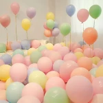 2024 New Macaron latex balloon birthday party anniversary wedding decoration round candy-colored macaron balloons