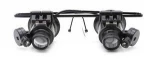 20X Magnifier Lamp with LED Light Eye Jeweler watch repair glasses