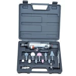 22000 rpm Professional 1/4'' Inch Power Pneumatic Air Die Grinder Kit with Plastic Box and Grinding drills