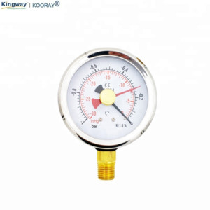 2&#39;&#39; double needle glycerine filled pressure gauge with vent valve ,can be customized