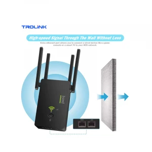 2.4G+5.8G Comfast Wireless Wifi Repeater Wifi Range Extender Trolink Dual-band 1200mpbs Black ,white 2.4ghz-5.8ghz IEEE 802.11ac