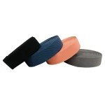 2.5 cm/ 25 mm textured polyester elastic webbing/high elogational rubber