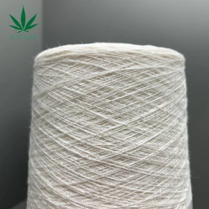 26NM 100%Hemp yarn for knitting and weaving pure hemp yarn