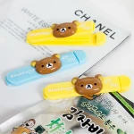 2pcs Bear pattern Food Snacks Chips Plastic Bag Sealing Clip