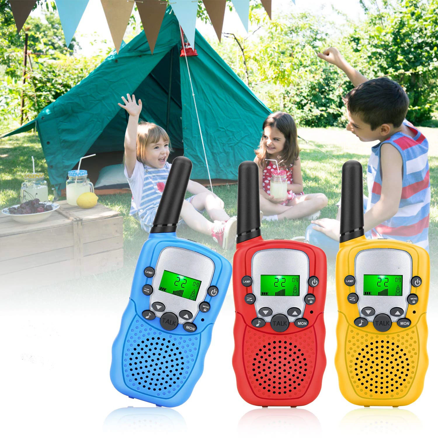 2pcs Mini Walkie Talkie Kids Radio Station Retevis 0.5W PMR PMR446 FRS UHF Portable radio Communicator Gift