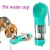 Import 3 In 1 Multifunction Portable Pet Dog Water Bottle With Cat Litter Scooper 500ml Dog Water Cup from China
