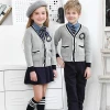 3-piece Comfortable Cardigans Uniform International School Uniform Design Custom Style Sweet and Cute 2021 Japanese and Korea