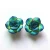 Import 30mm blue colors polymer clay rose flower beads with holes wholesales from China