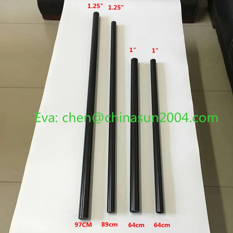 31.75MM black anodized aluminum extrusion tube /pipe
