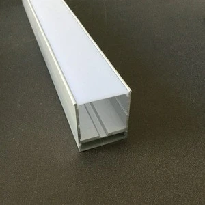 35mm square slot aluminum extrusion profile led strip profile on wall