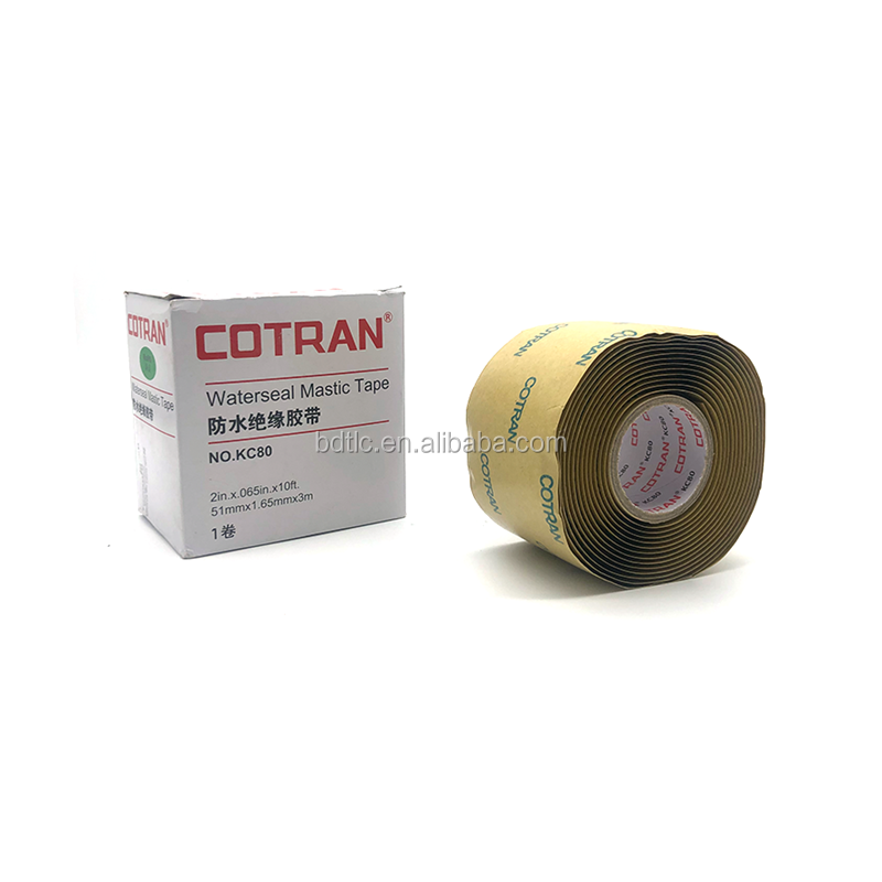 Buy 3meter Length Cotran No.kc80 Waterseal Mastic Tape / No.kc80 Water Sealing Tape from Baoding