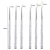 Import 3Pcs Nail Art Brush Drawing Painting Flower Liner Pen Marble Pattern Handle UV Gel Polish Manicure Tools Set 5/7/9mm 11/15/20mm from China