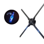 4 Blades 75cm Holographic Advertising 65cm LED Display 3D Hologram Fan