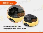 4 Meals Tray Automatic Pet Feeder Electronic Programmable Dog Cat Feeder