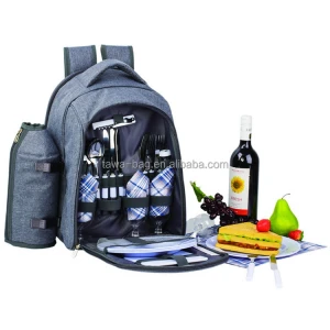 4 Person outdoor insulated picnic bag picnic backpack