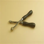 4mm Stainless Steel Leather Tool Leather Paper Cloth Overstitch Wheel Roulette Spacer Sewing Leather Craft Tools