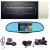 Import 5.0 inch Full HD 1080P 3G Android Car DVR GPS Navigation Bluetooth dash cam Dual Lens rearview mirror camera from China