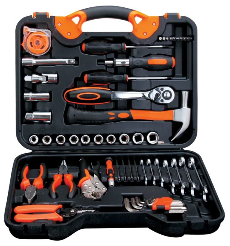 55 In 1 Hand Wrench Screwdriver Box Plier Socket Kit Professional Tool Set