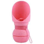 550ml Portable Environmentally Friendly Silicone Water Feeding Cup For Pets For Hiking