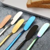 6 colors Kitchen Tableware Utensil Cutlery Cheese Dessert Jam stainless steel Butter knife